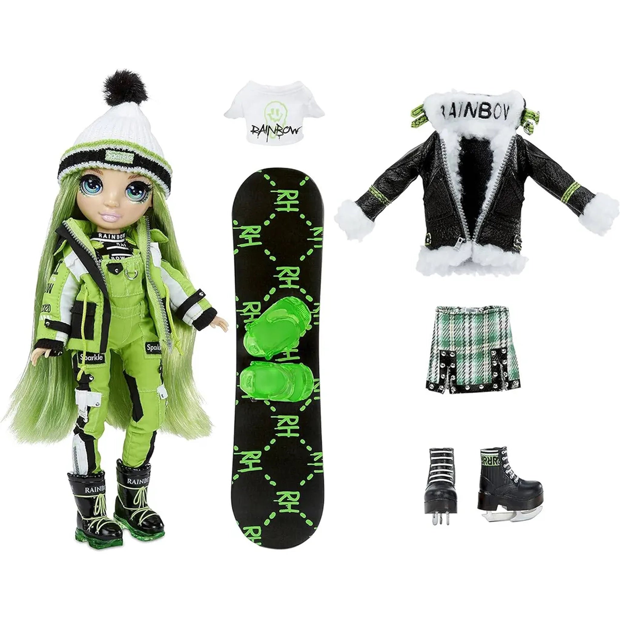 Rainbow High Fashion Winter Break Doll- Jade Hunter (Green)