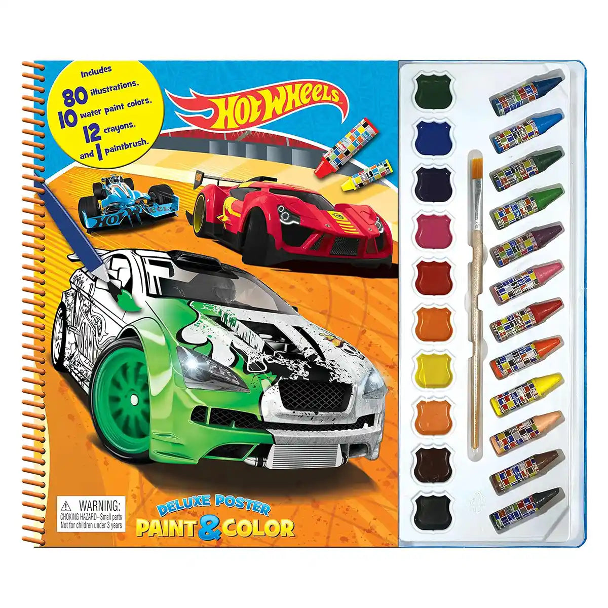 Hot Wheels Deluxe Poster Paint & Color