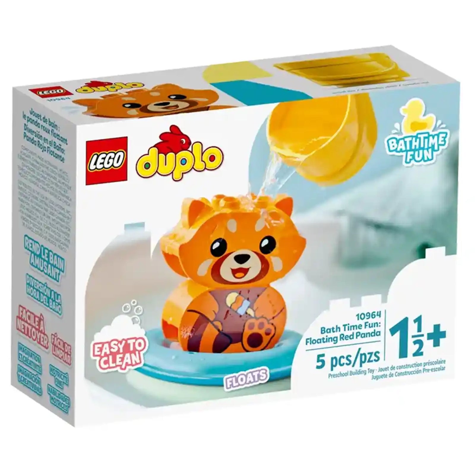LEGO Duplo Bath Time Fun: Floating Red Panda
