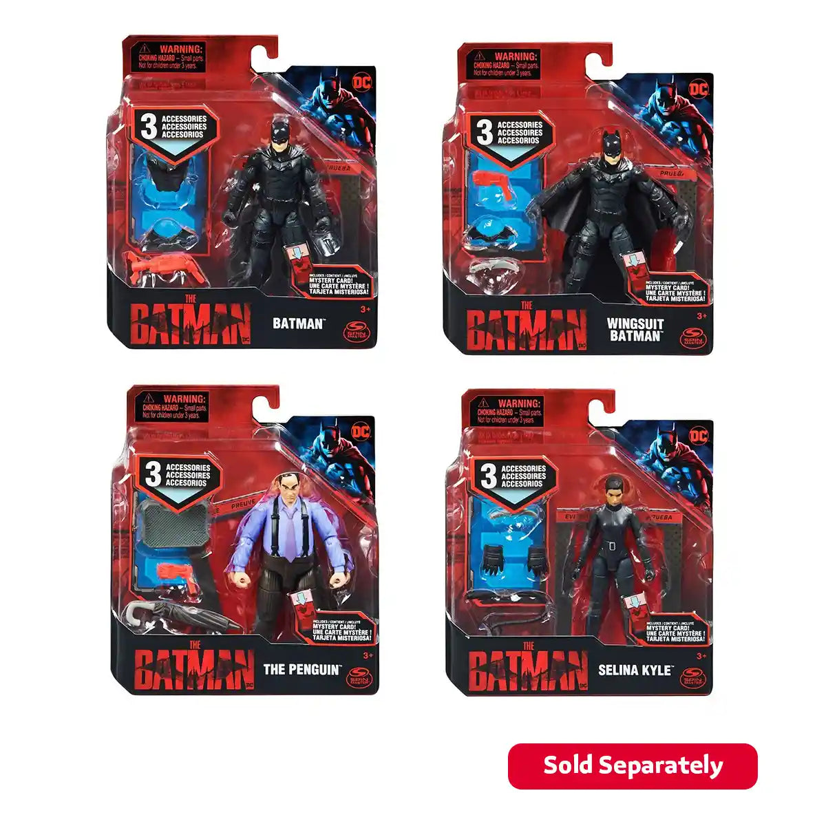 DC Batman Movie Fig 4" Basic Batman Asst.