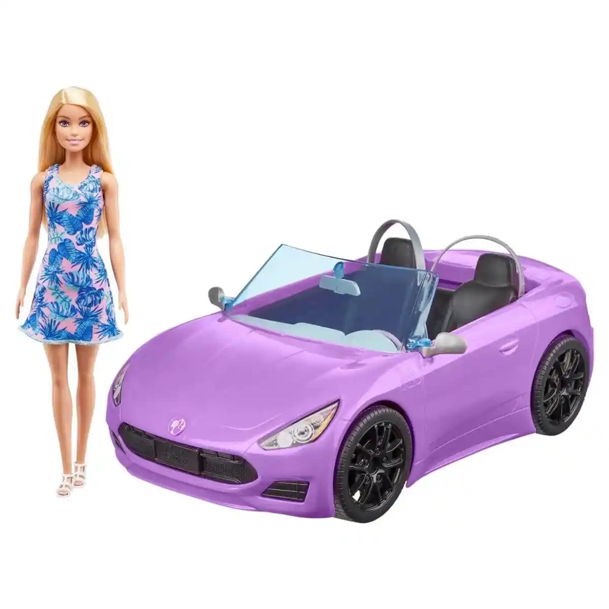 Barbie Glam Convertible Vehicle with Doll