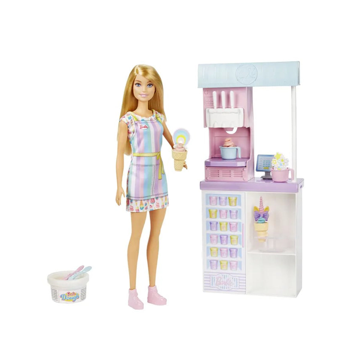Barbie Ice Cream Shopkeeper Playset
