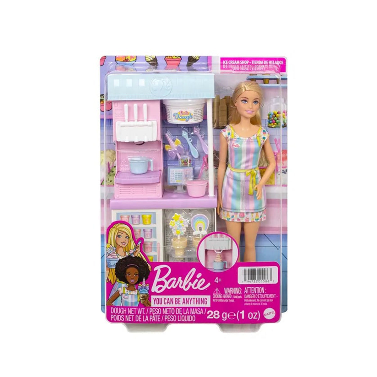 Barbie Ice Cream Shopkeeper Playset