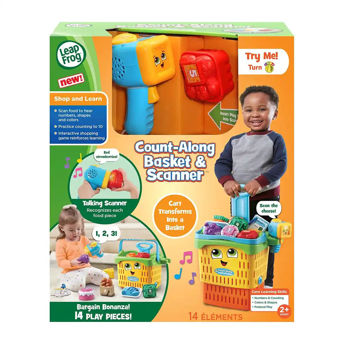 LeapFrog Count-Along Basket and Scanner