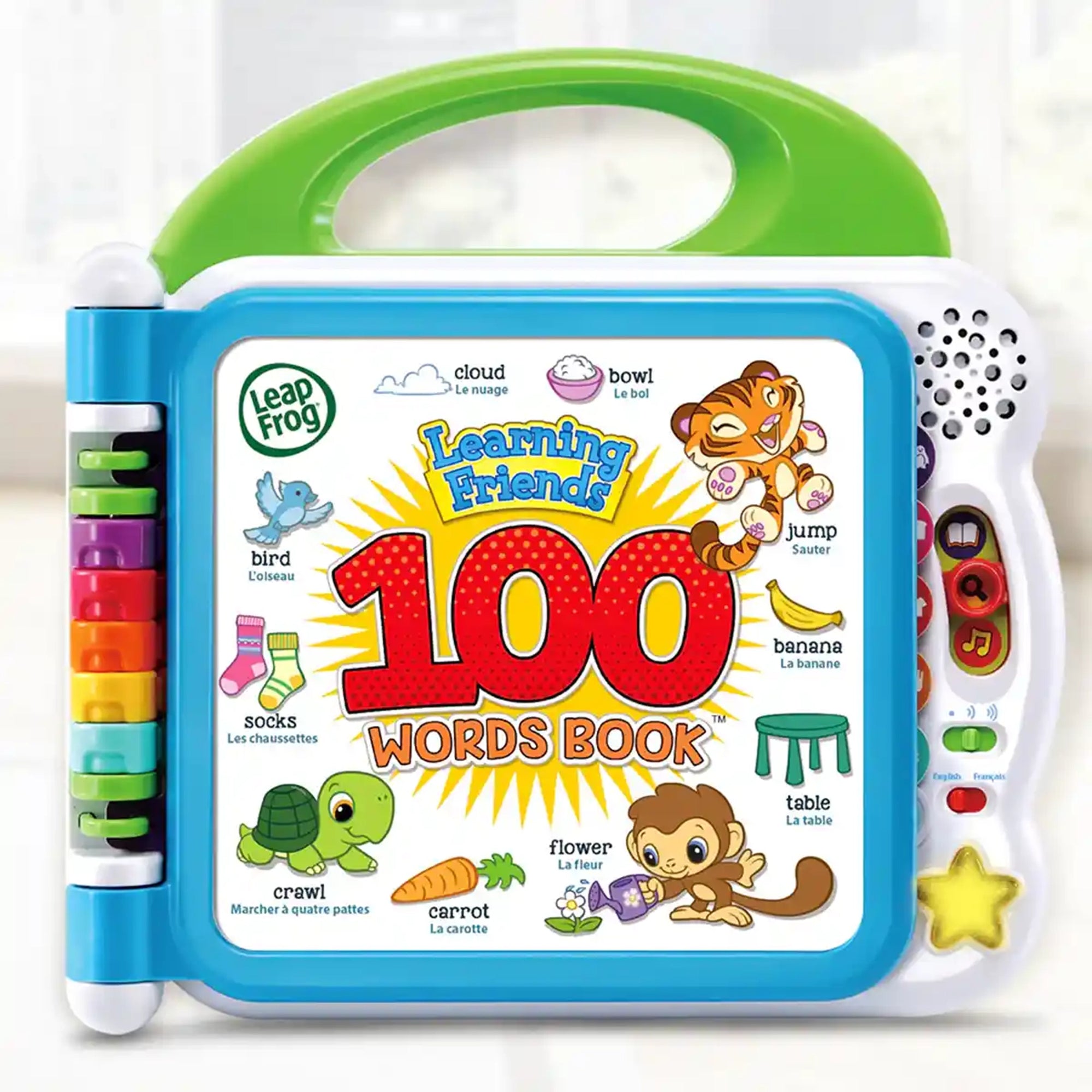 Leapfrog Learning friends 100 words book - UK + FR )