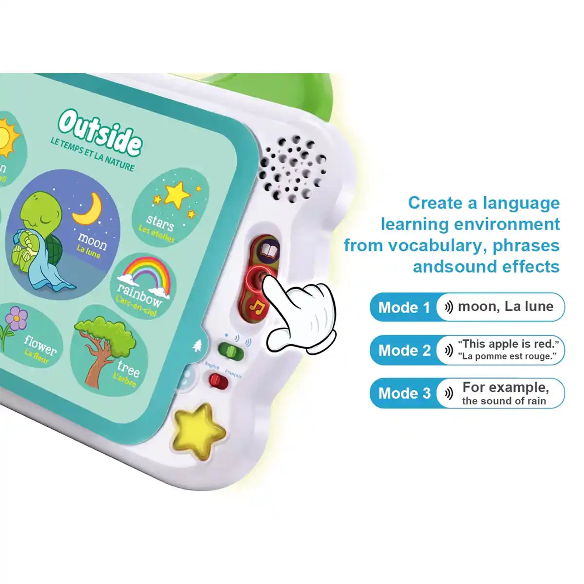 Leapfrog Learning friends 100 words book - UK + FR )