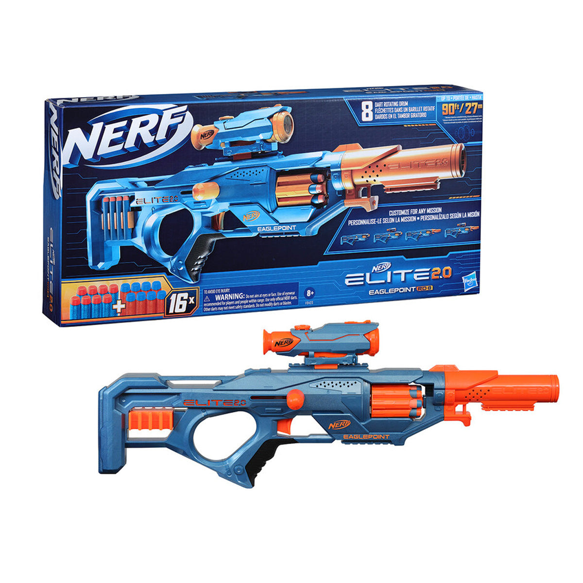 NERF ELITE 2.0 EAGLEPOINT RD 8
