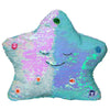 NEW My Dua Star Light & Sound Sequins Pillow (Light Blue / Pearl)