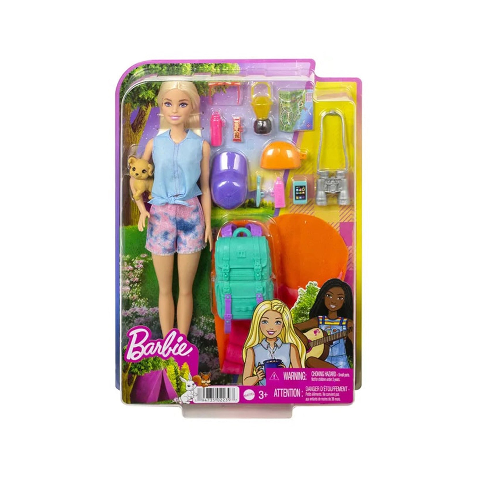 Barbie® Camping Dolls + Piece Count-Doll 1