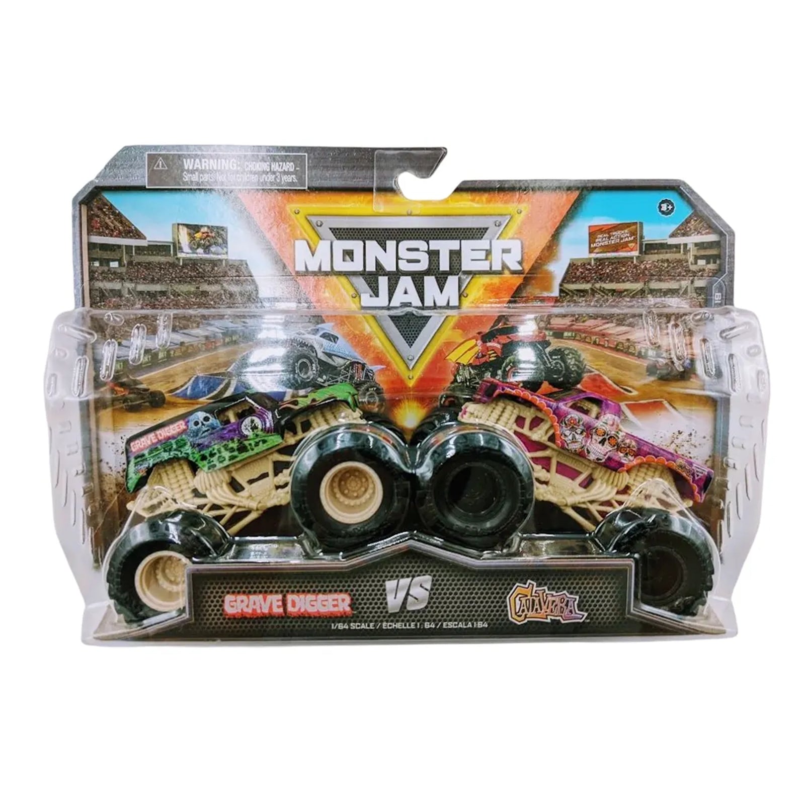 Monster Jam 1:64 Vehicles 2-PK Asst.