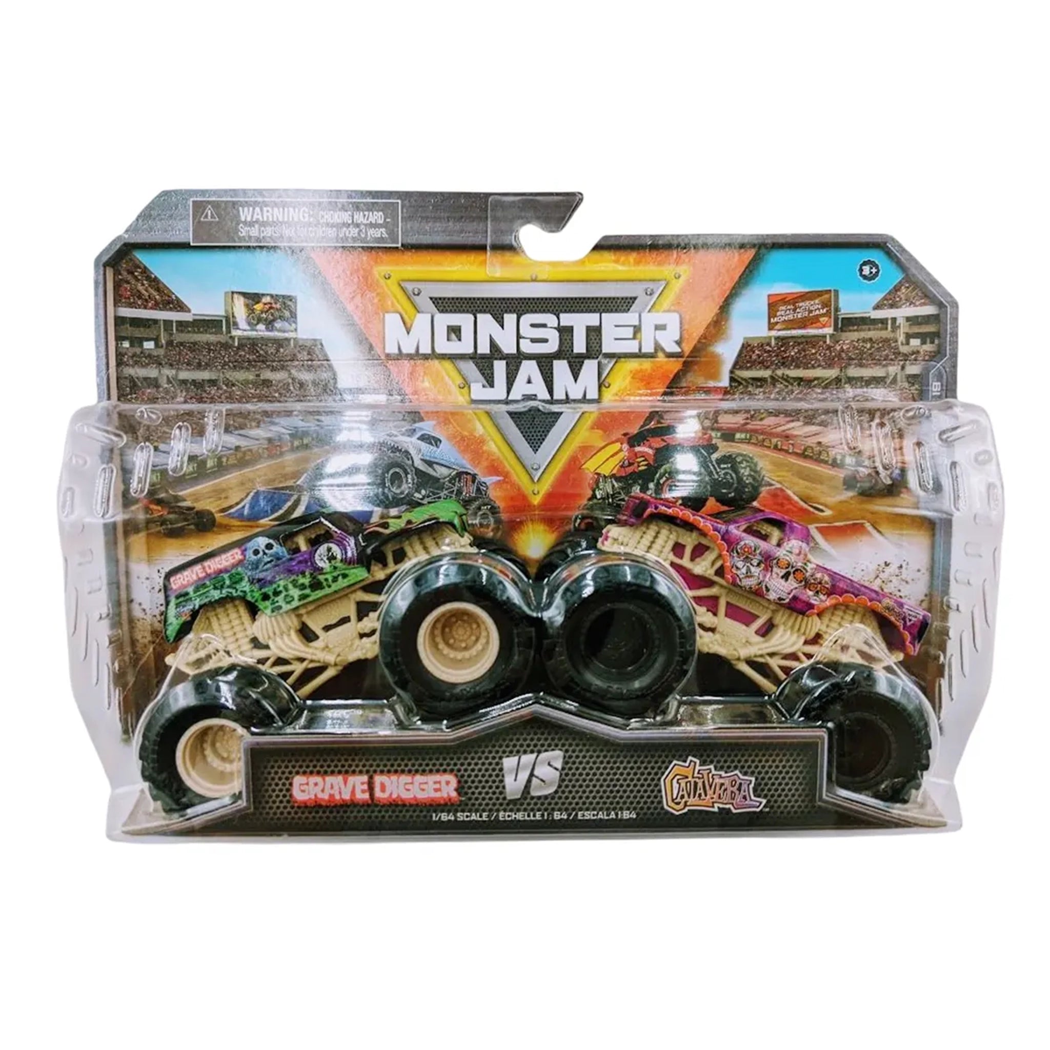 Monster Jam 1:64 Vehicles 2-PK Asst.