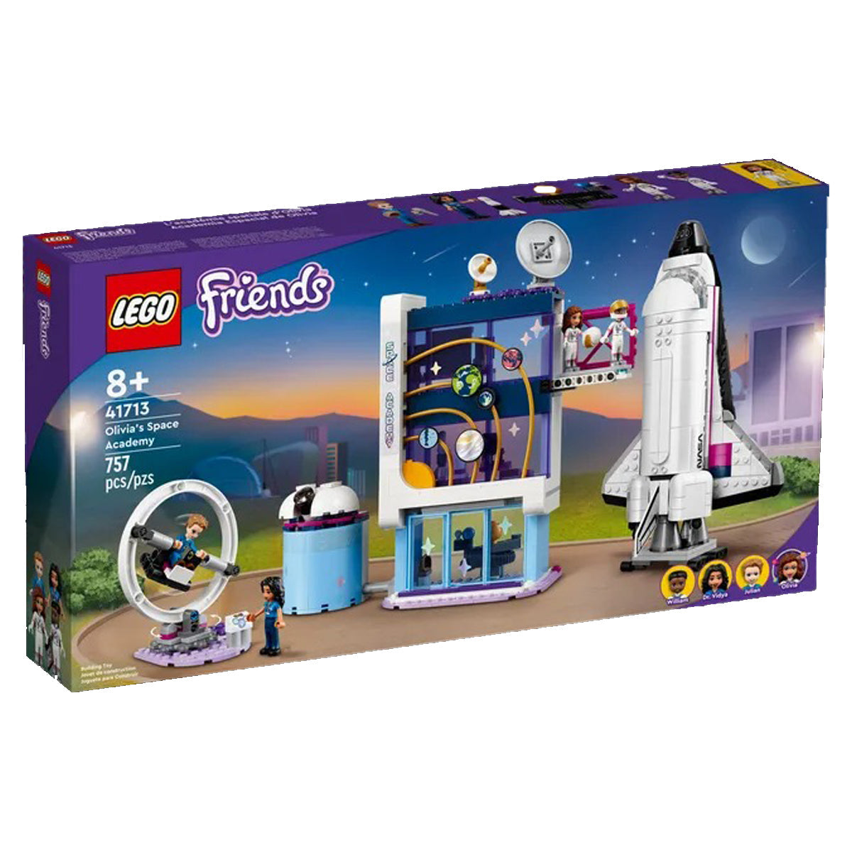 LEGOÂ® Friends OliviaÂ’s Space Academy 41713 Building Kit (757 Pieces)