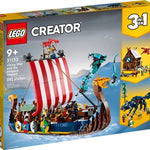 Lego 31132 Viking Ship and the Midgard Serpent Set