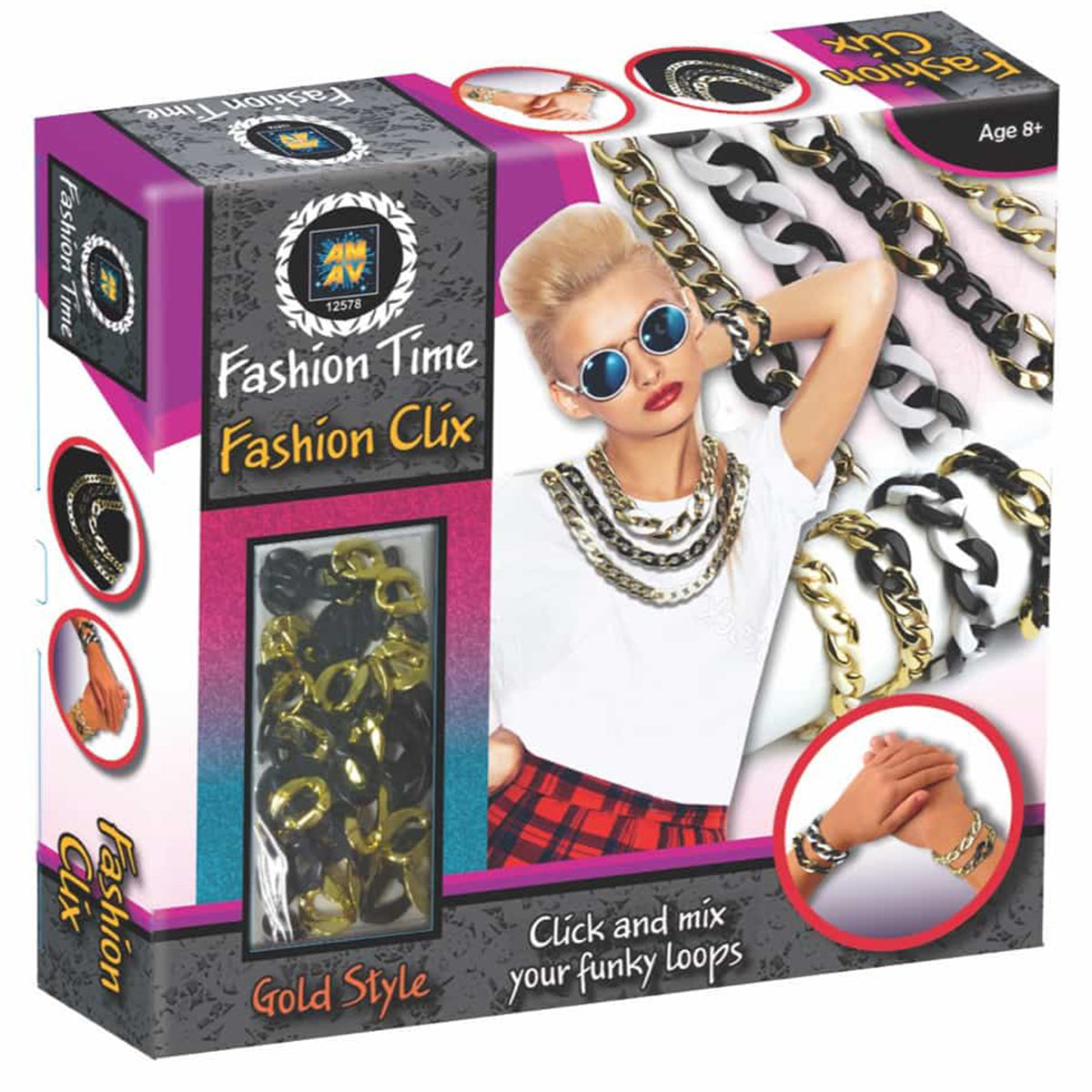 FASHION TIME FASHION CLIX GOLD
