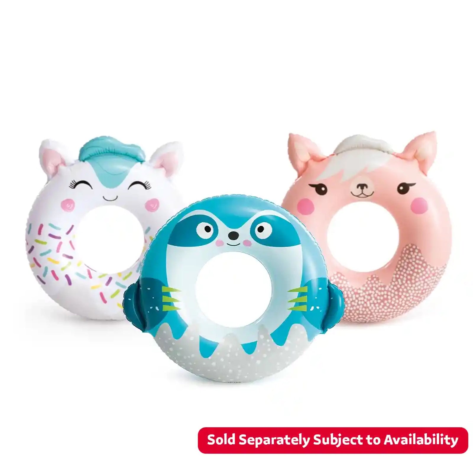 INTEX CUTE ANIMAL TUBES, AGES 8+, 3 ASST. 42159266