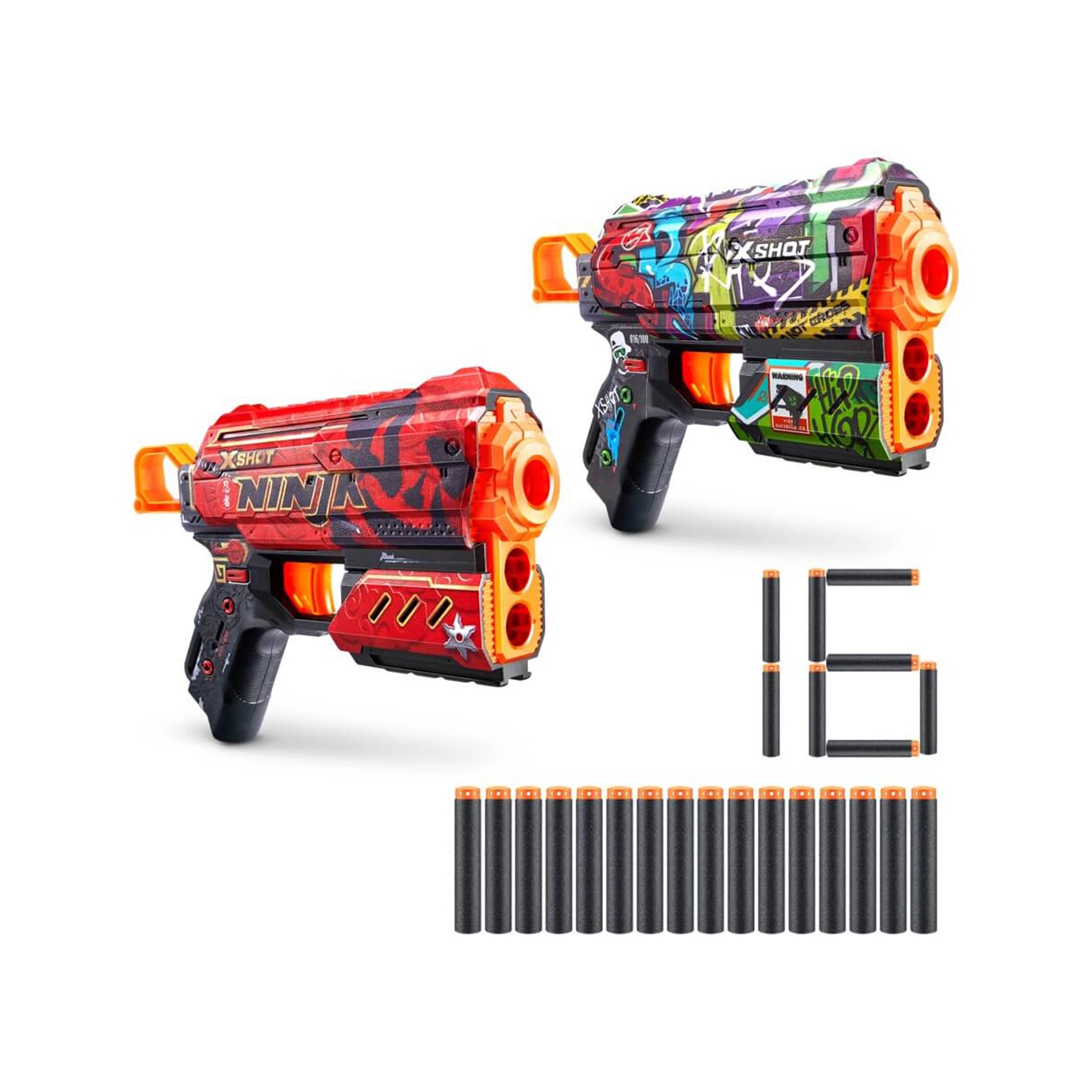 X-Shot -Excel Skin Flux 2pack