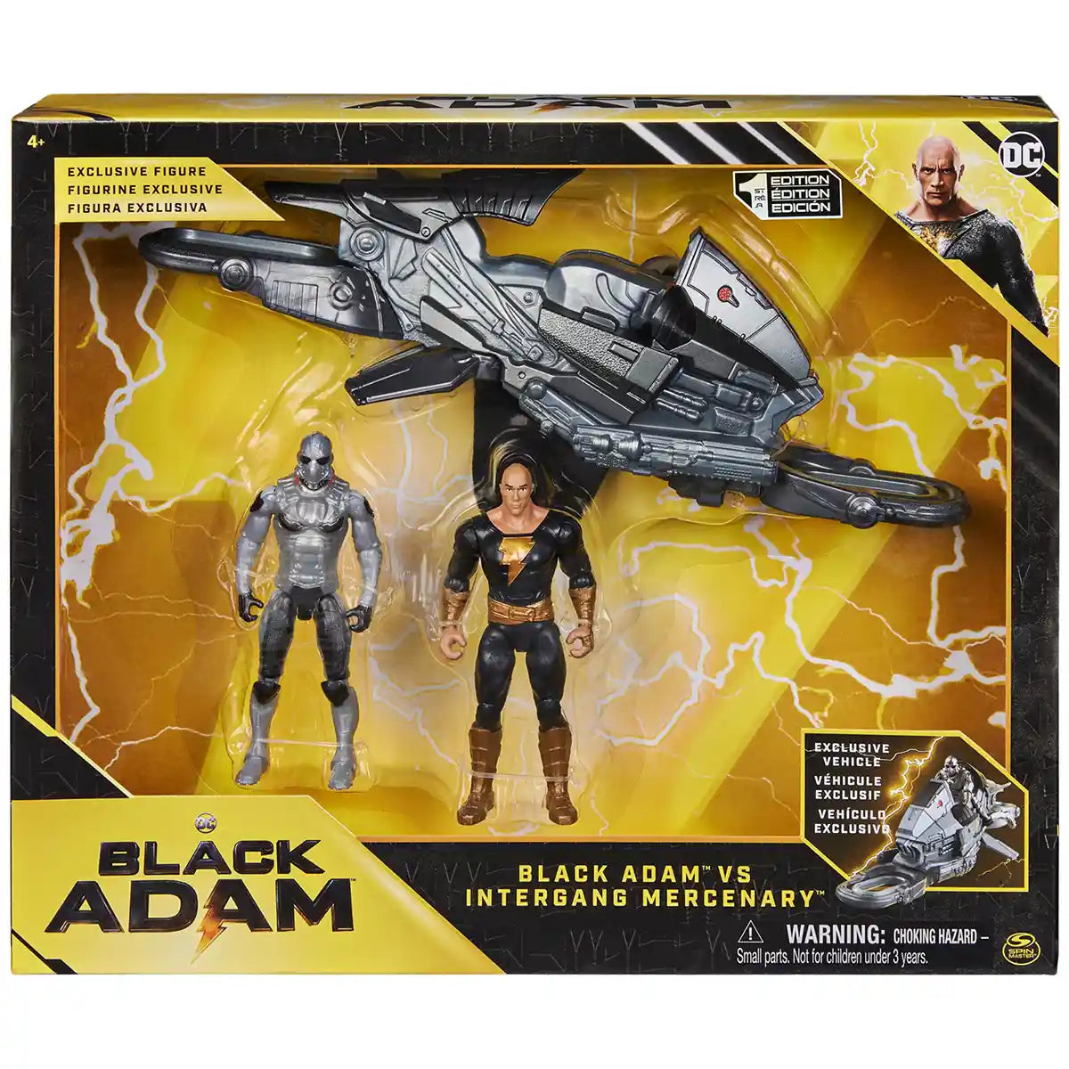 DC Black Adam Movie Intrgang Set w/4"Fig