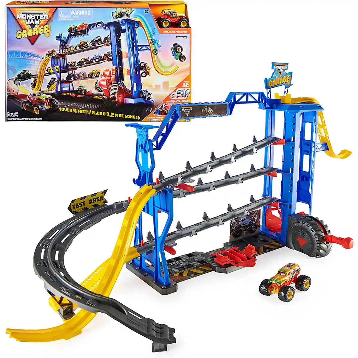 Monster Jam 1:64 Monster Garage Playset