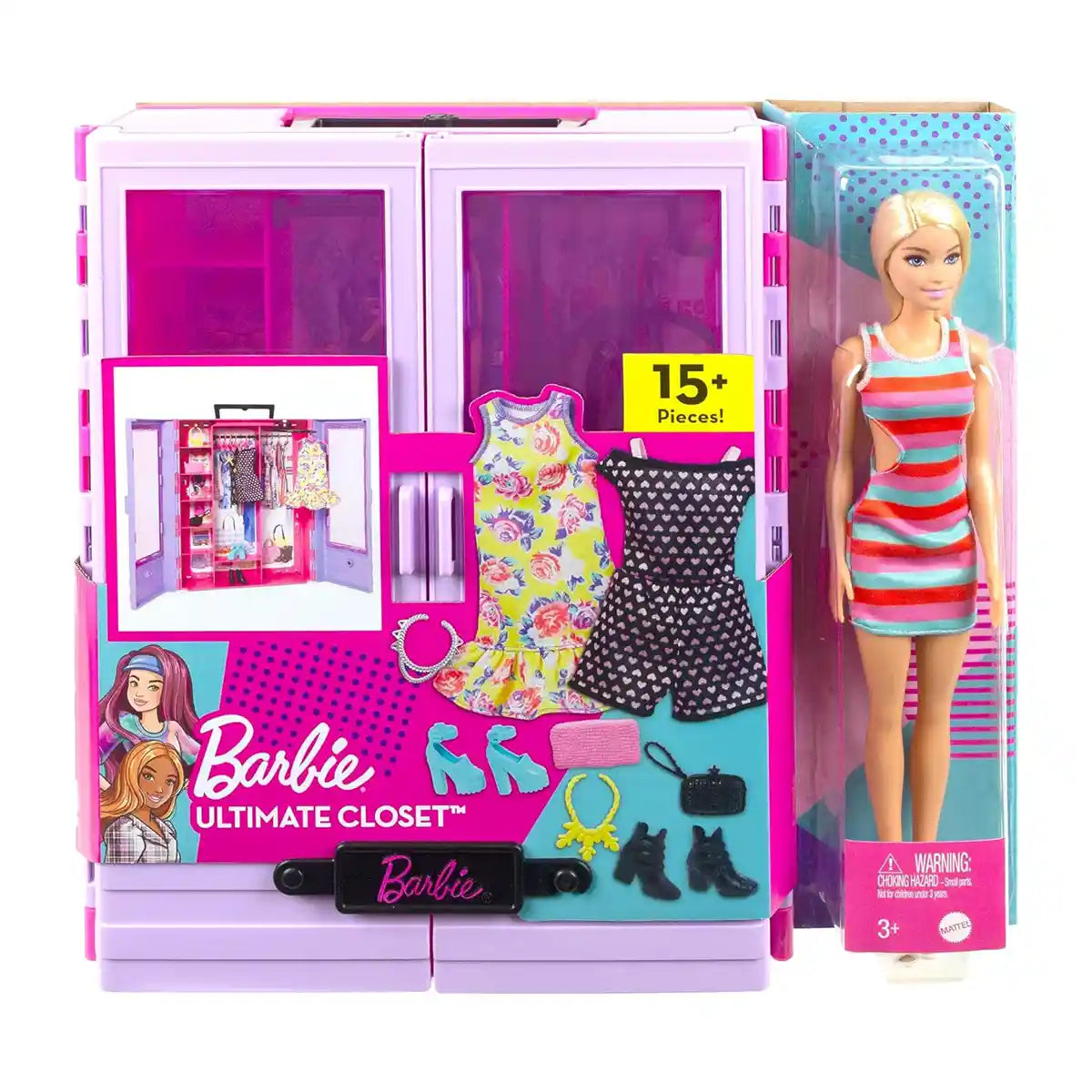 Barbie Ultimate Closet + Doll (New)