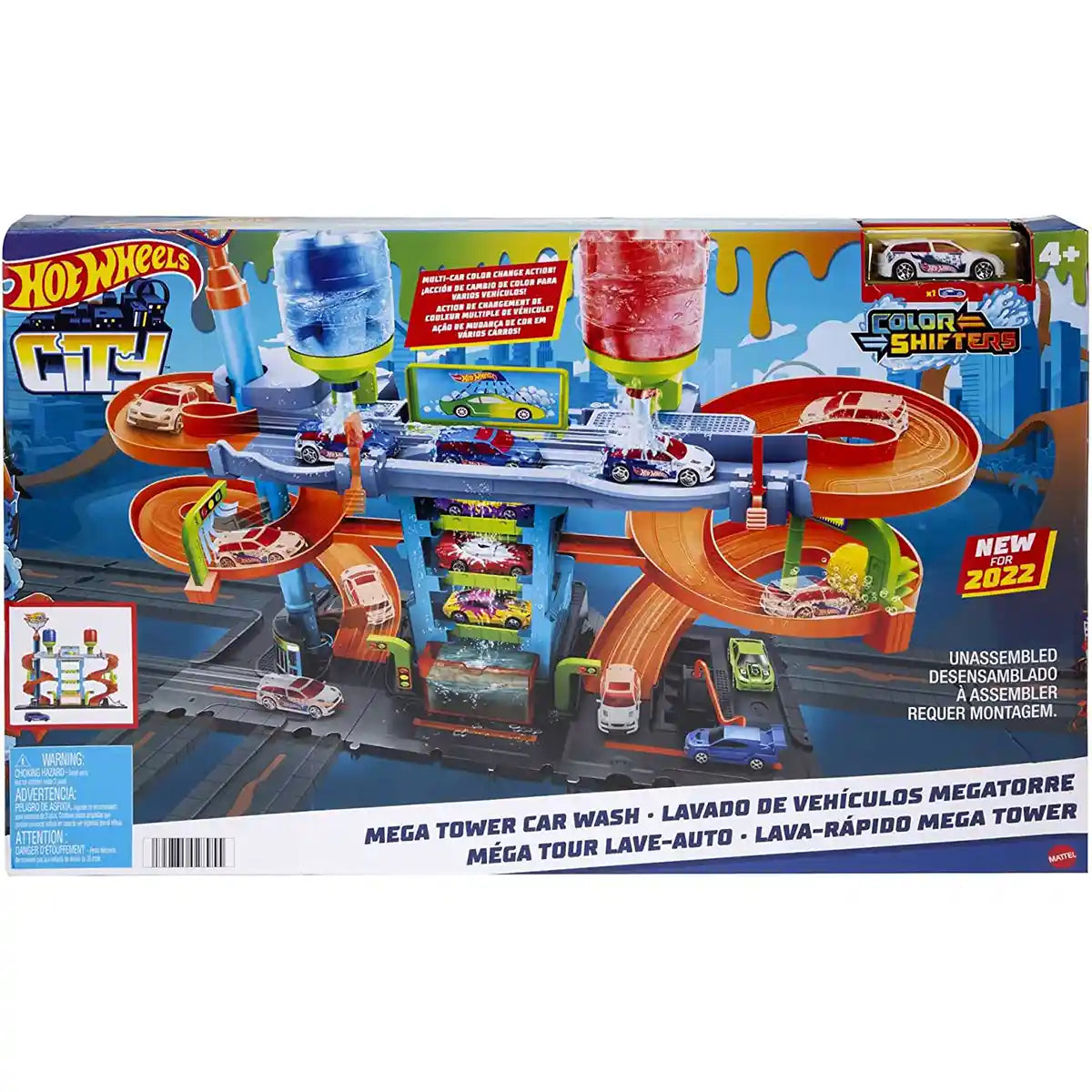 Hot Wheels City Mega Tower Car Wash
