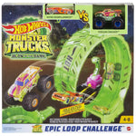 Hot Wheels Mt Glow In The Dark Epic Loop Challenge Play Set