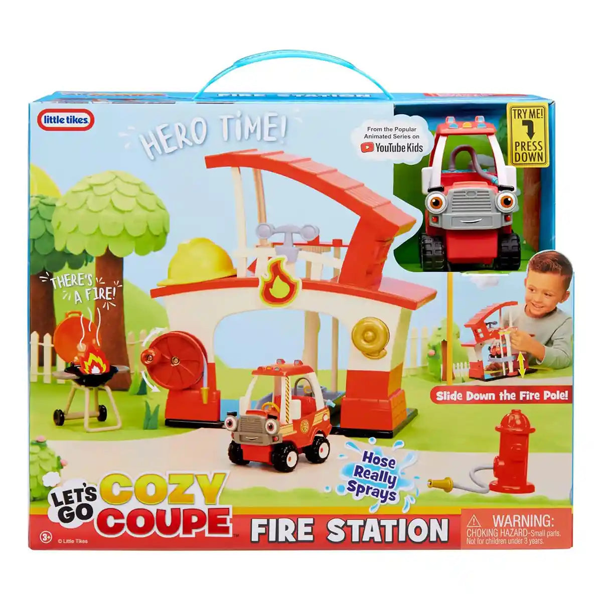 Little Tikes Letâ€™s Go Cozy Coupe Fire Station