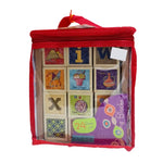 LETTERS AND NUMBERS BUILDING BLOCKS SET 24PCS  3YRS+