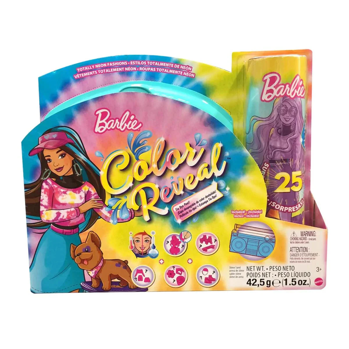 Color Reveal Barbie Neon Tie-Dye Giftset Asst. (3)