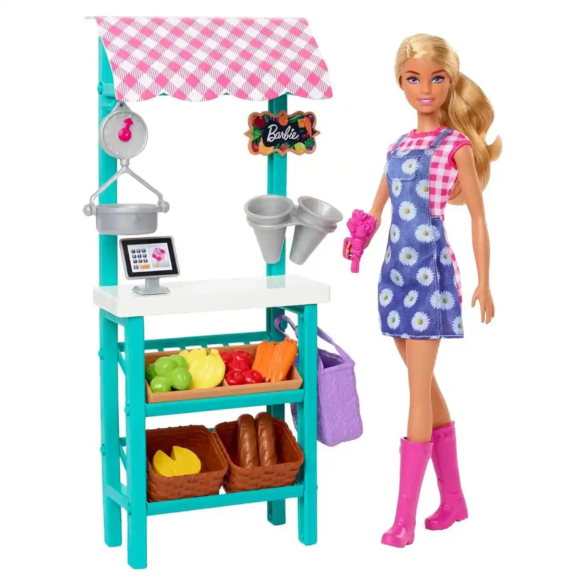 Barbie® Farm Fresh Market Playset