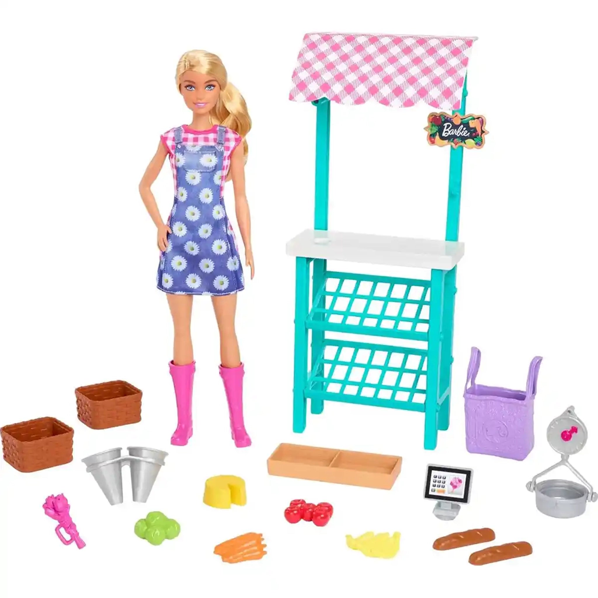 Barbie® Farm Fresh Market Playset