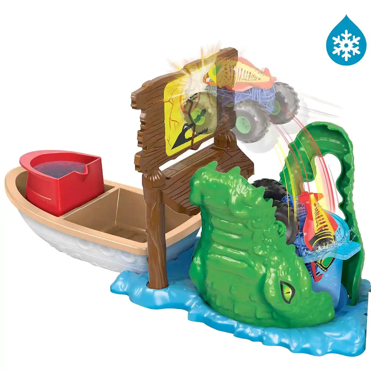 Hot Wheels MT Monster Truck Color Shifters Playset