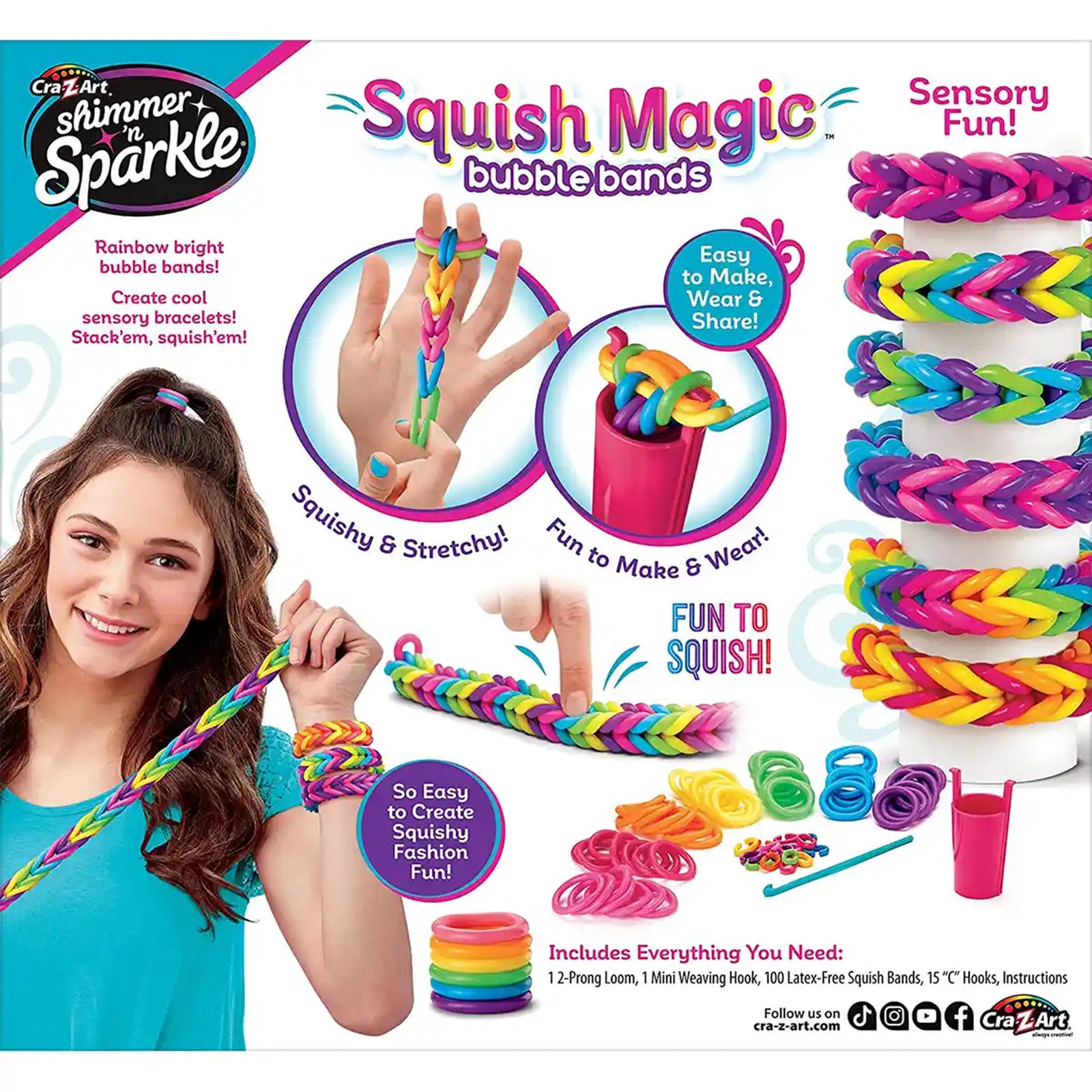 Shimmer N Sparkle Squish Magic Bubble Bands