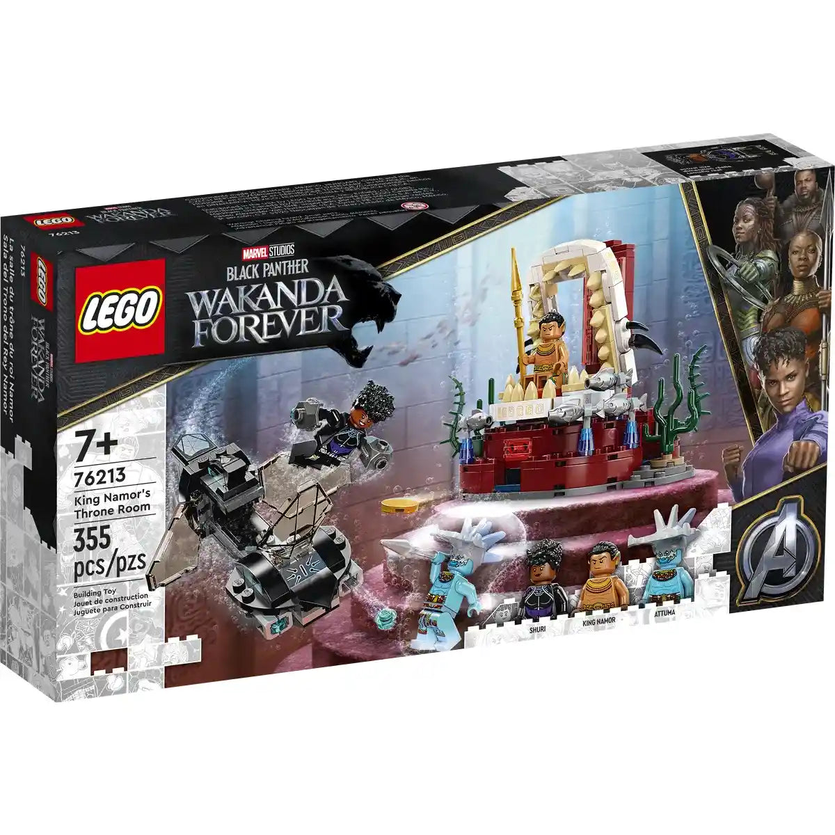 LEGO Marvel King Namorâ€™s Throne Room 76213 Building Kit (355 Pieces)