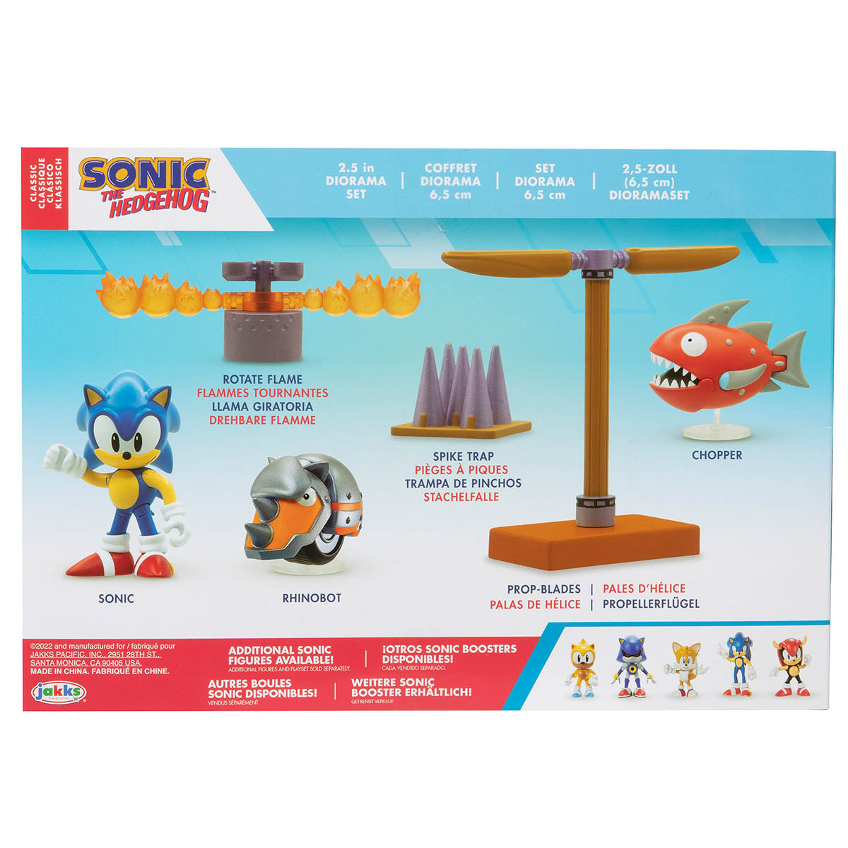 Sonic 2.5"lying Battery Zone Diorm Set Wave#2