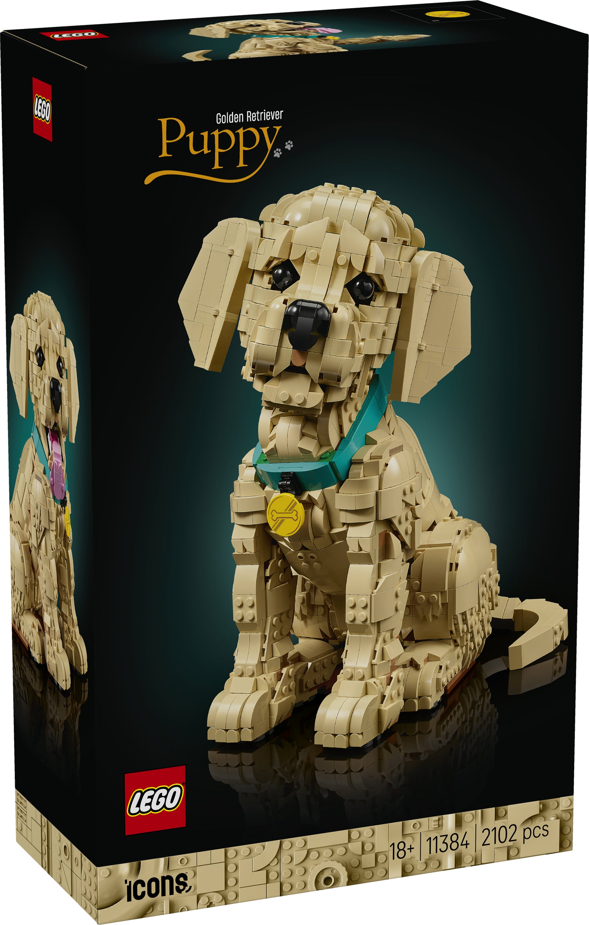 LEGO Icons 11384 Golden Retriever Puppy