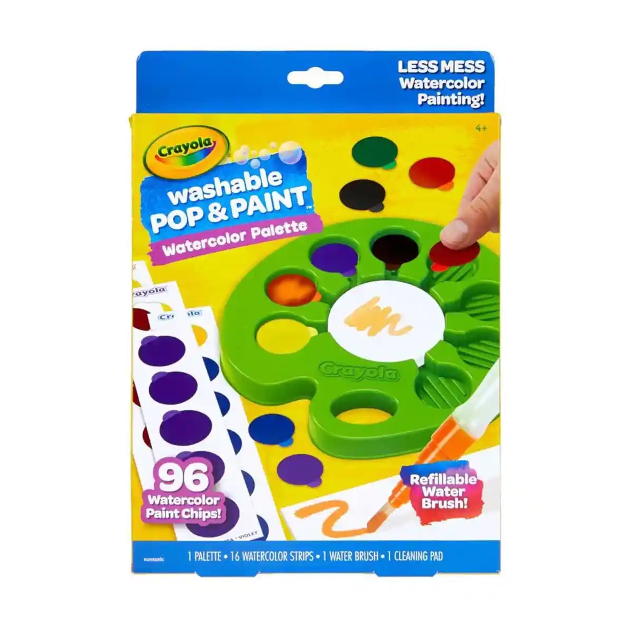 Crayola Pop Paint Washable Watercolor Palette