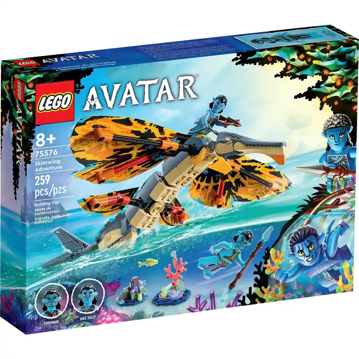 LEGO Avatar Skimwing Adventure 75576 Building Toy Set (259 Pieces)