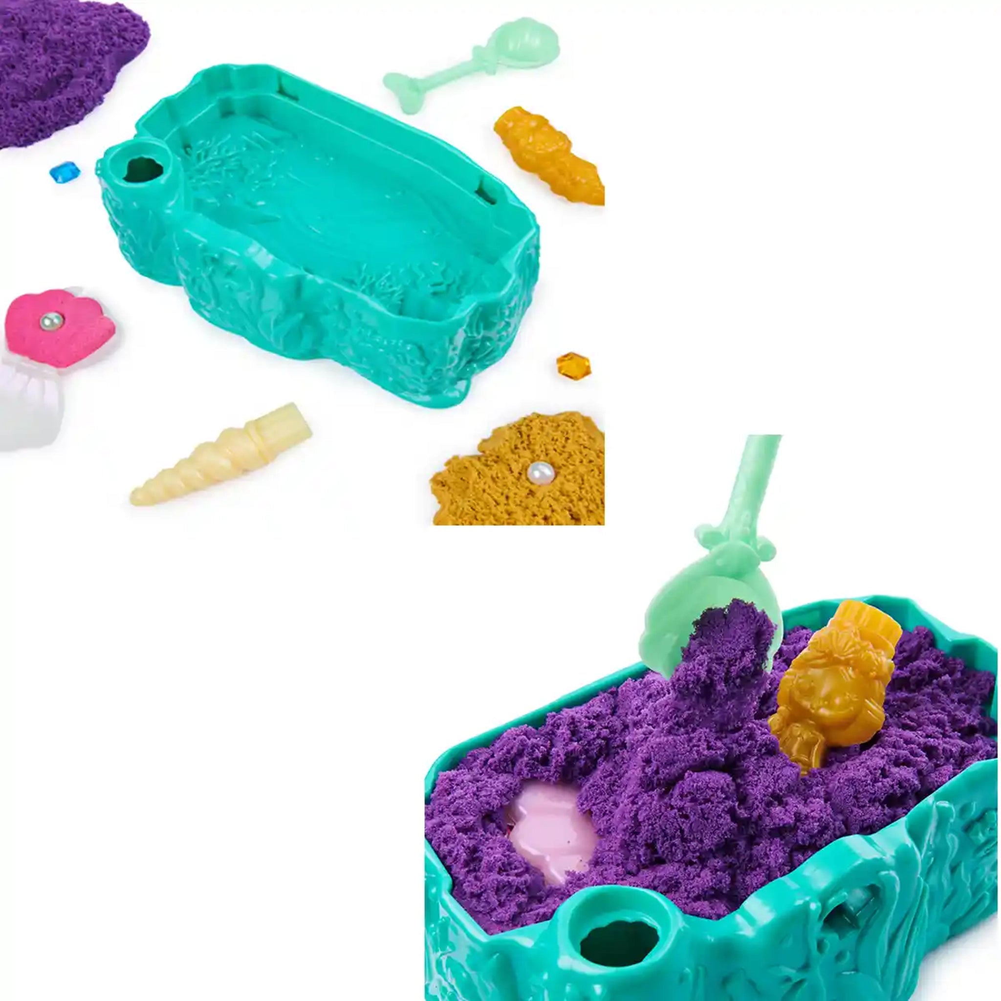 Kinetic Sand Mermaid Crystal Playset