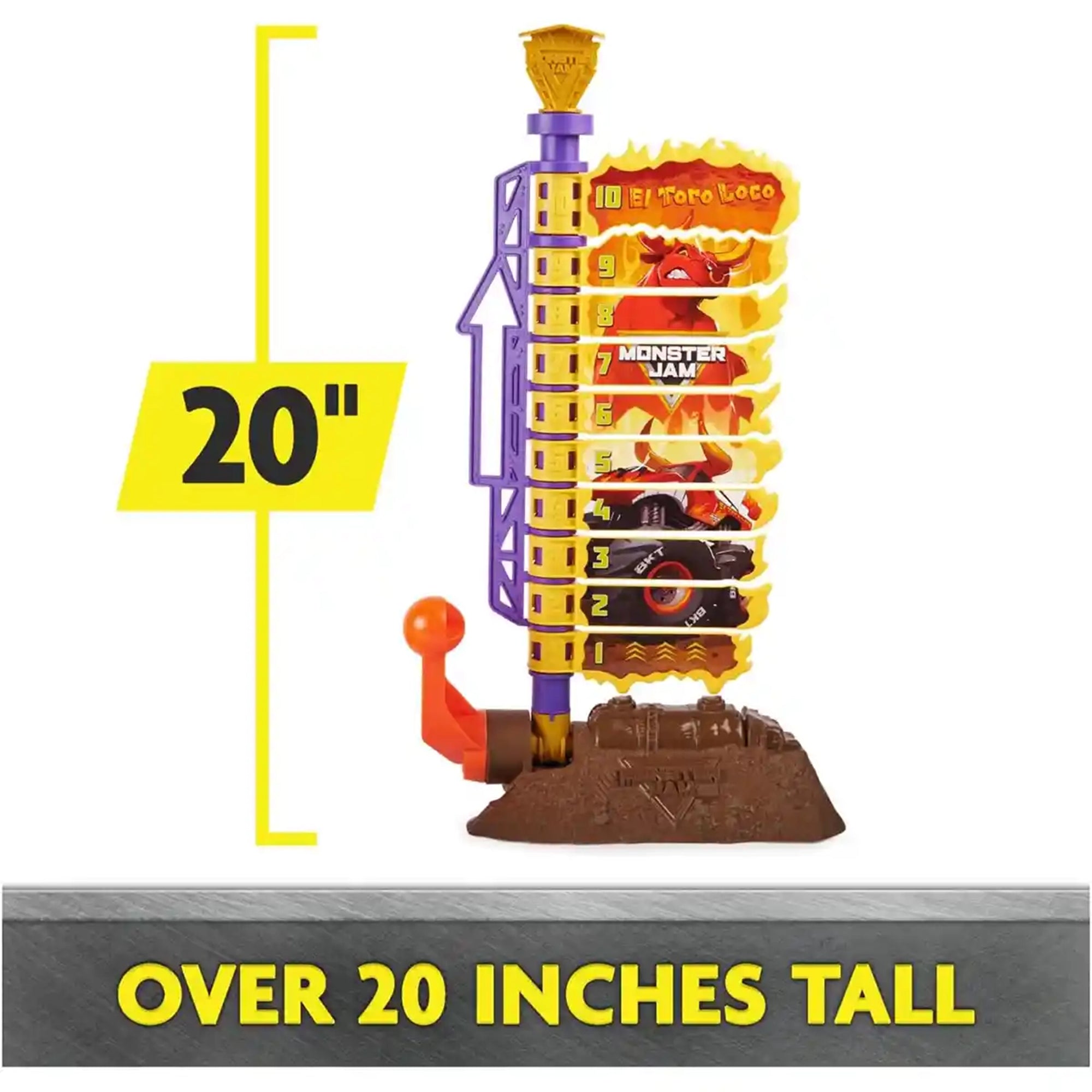 Monster Jam 1:64 Big Air Challenge Playset El Toro Loco