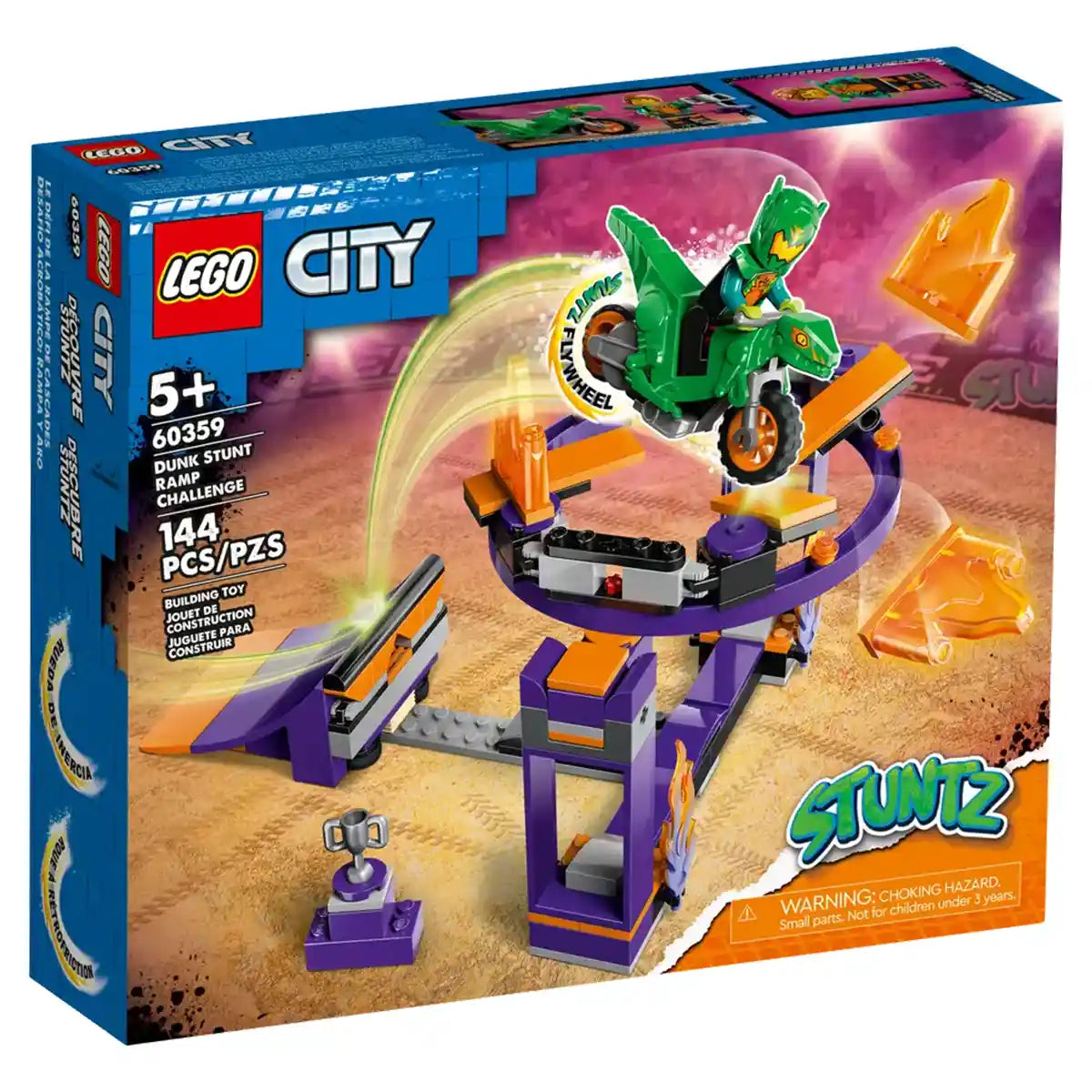 LEGO City 60359 Dunk Stunt Ramp Challenge