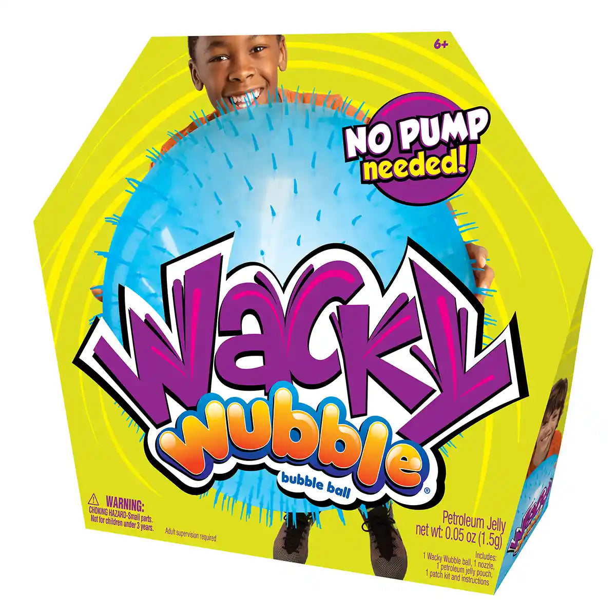 SUPER WUBBLE WACKY BUBBLE BALL BLUE
