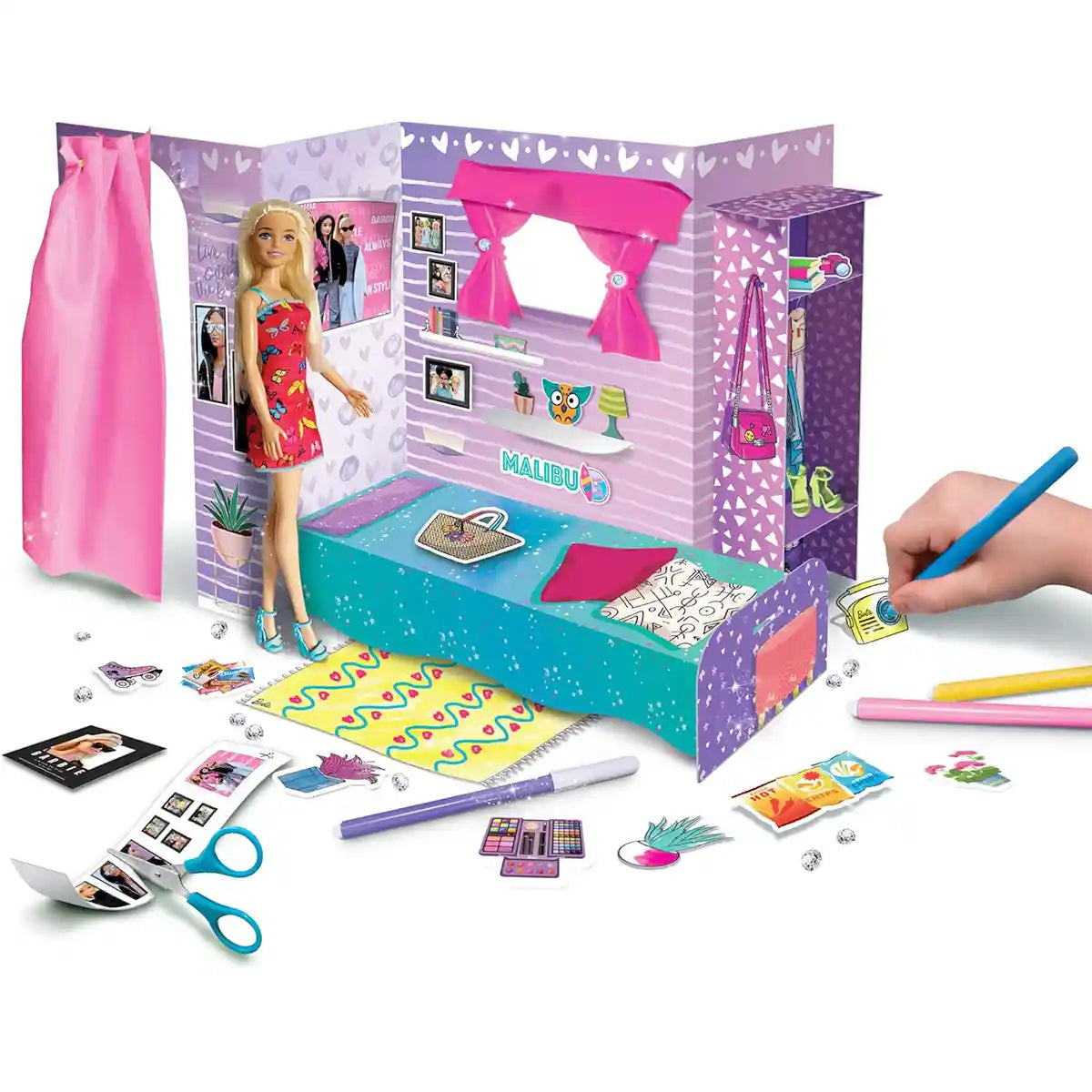 Lisciani Barbie Loft - Create and Decorate (Doll Included)
