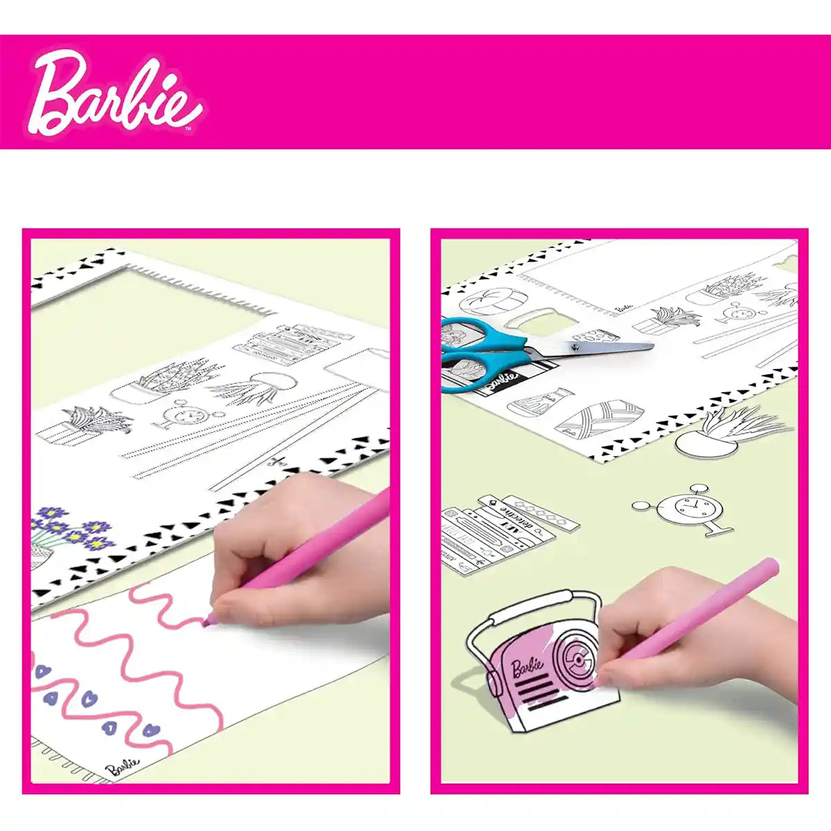 Lisciani Barbie Loft - Create and Decorate (Doll Included)