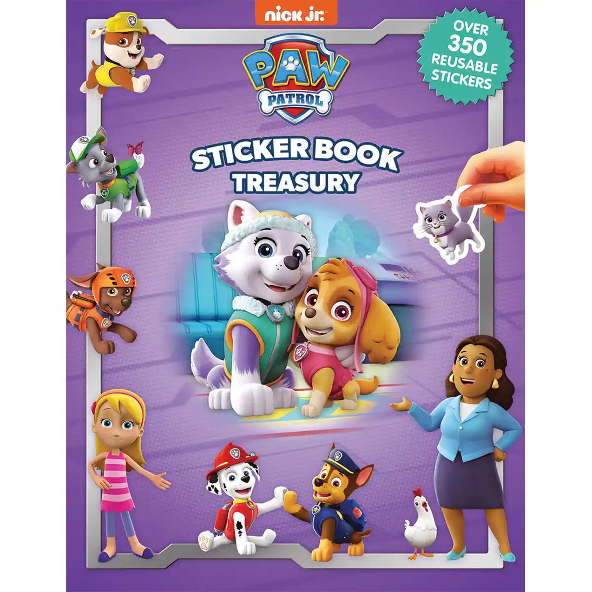 NICK PAW PATROL GIRLS STICKER BOOK TREASURY