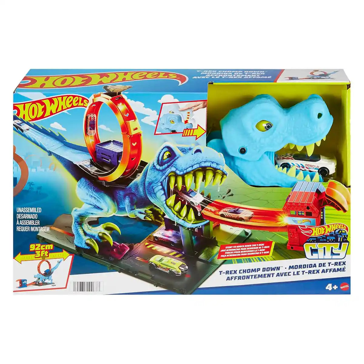Hot Wheels City T-Rex Chomp Down