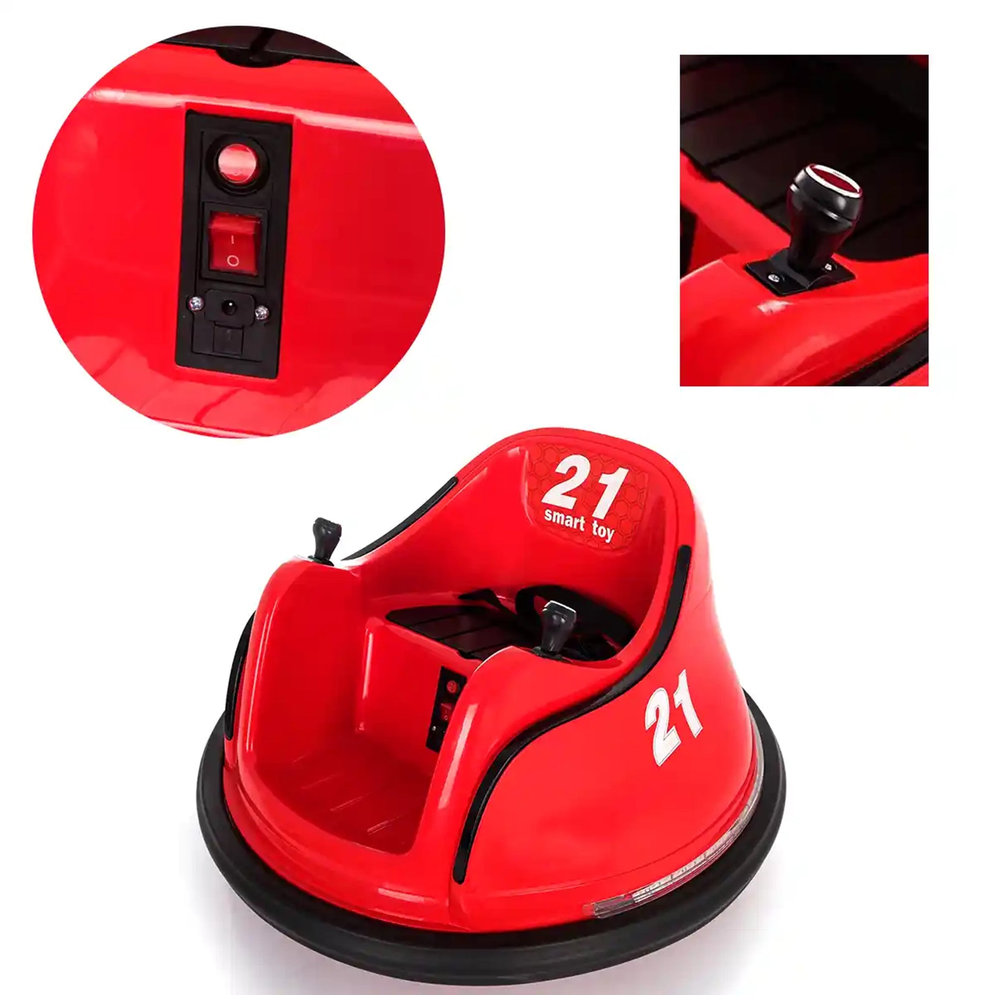 Bumper Spinning  360° Ride On Car Pink W/ 2motors, Battery:6V7A, 2.4G remote control (B/O)