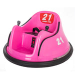 Bumper Spinning 360Â° Ride On Car Pink W/ 2 motors