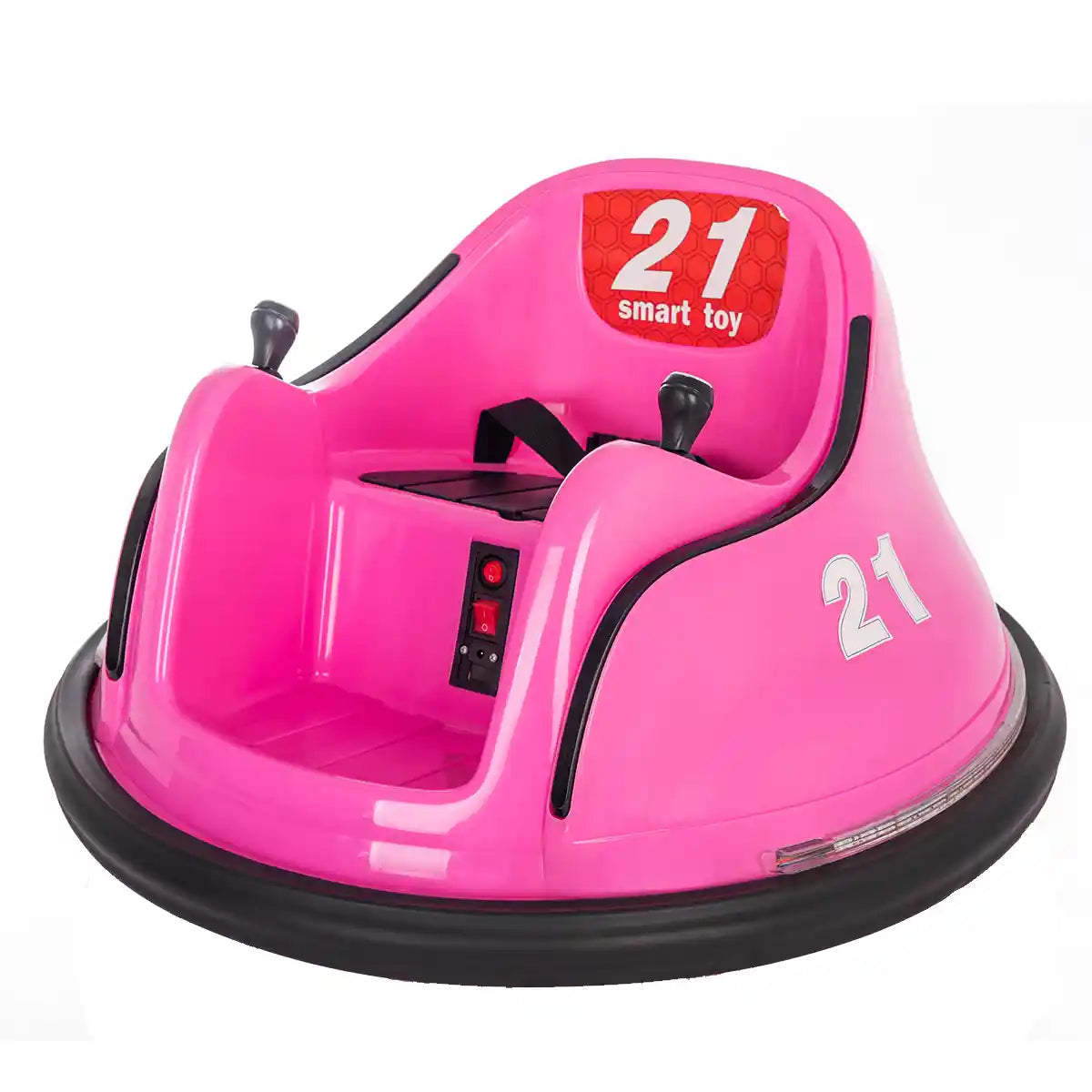 Bumper Spinning 360Â° Ride On Car Pink W/ 2 motors