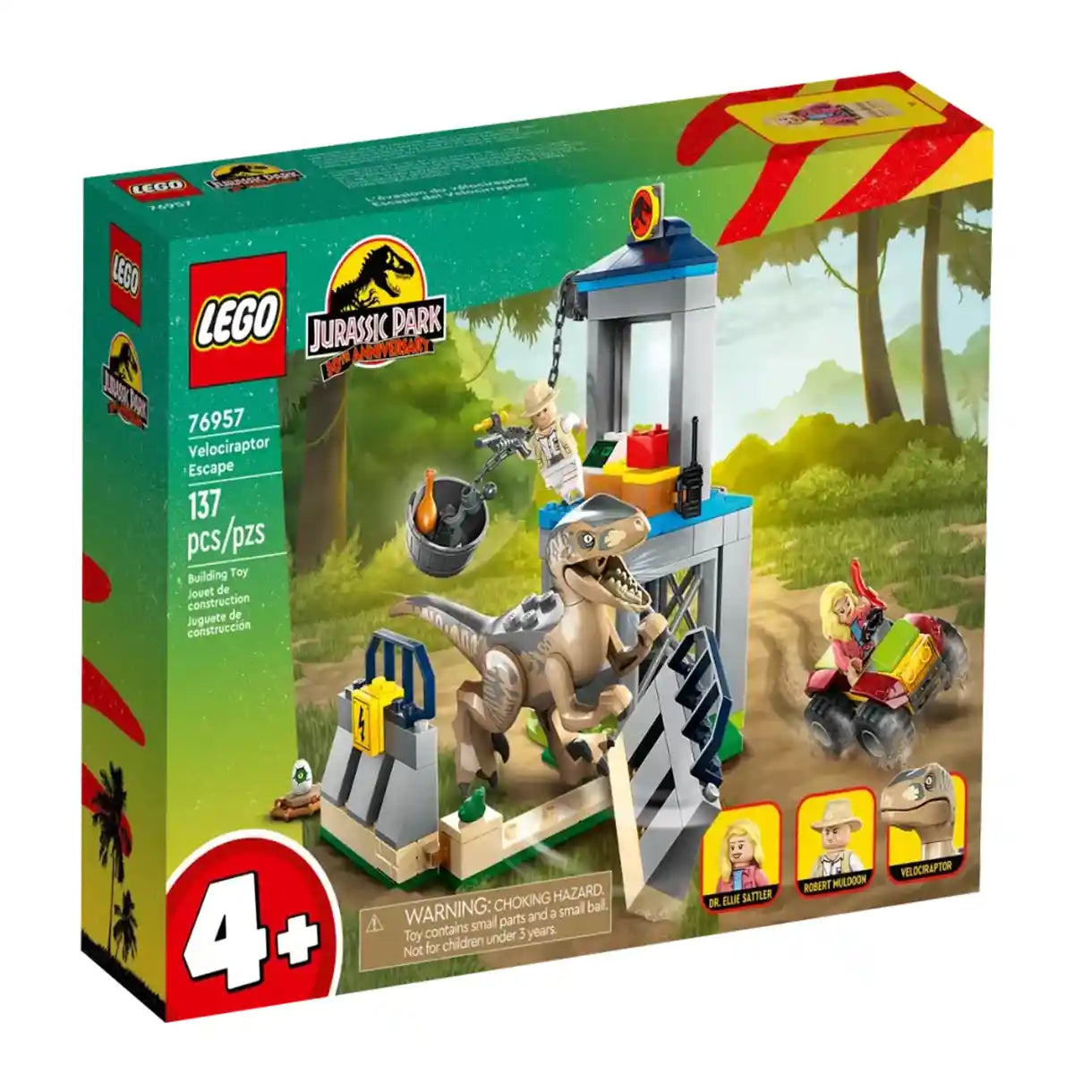 Lego Jurassic 76957 Velociraptor Escape V29