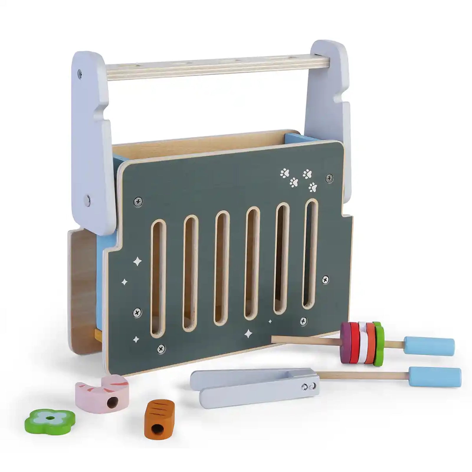 Edufun Wooden Foldable stove & BBQ 3-5YRS